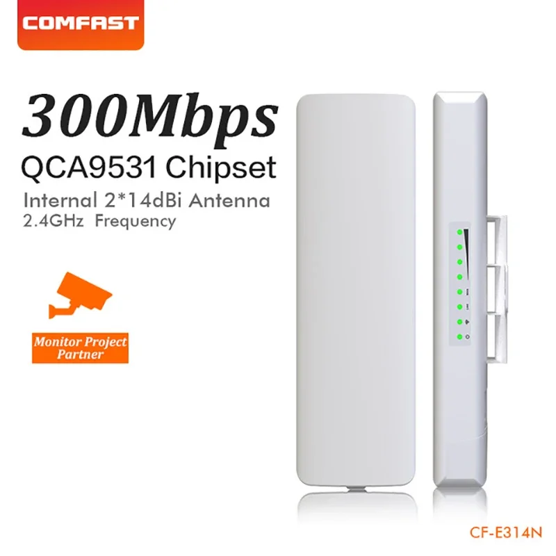 COMFAST ǿ WiFi 긮, Ÿ Ʈũ ͸, CPE Ŭ̾Ʈ ,  ȣ Ȯ, ӱ CF-E314N, 3-5km